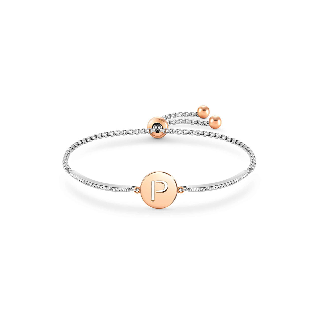 Milleluci Bracelet With CZ 028007/016 Letter P