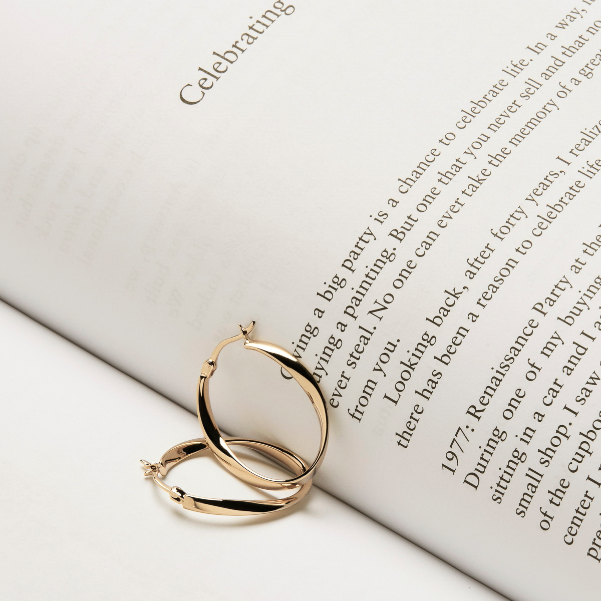 Cinta Hoop - Gold Plated