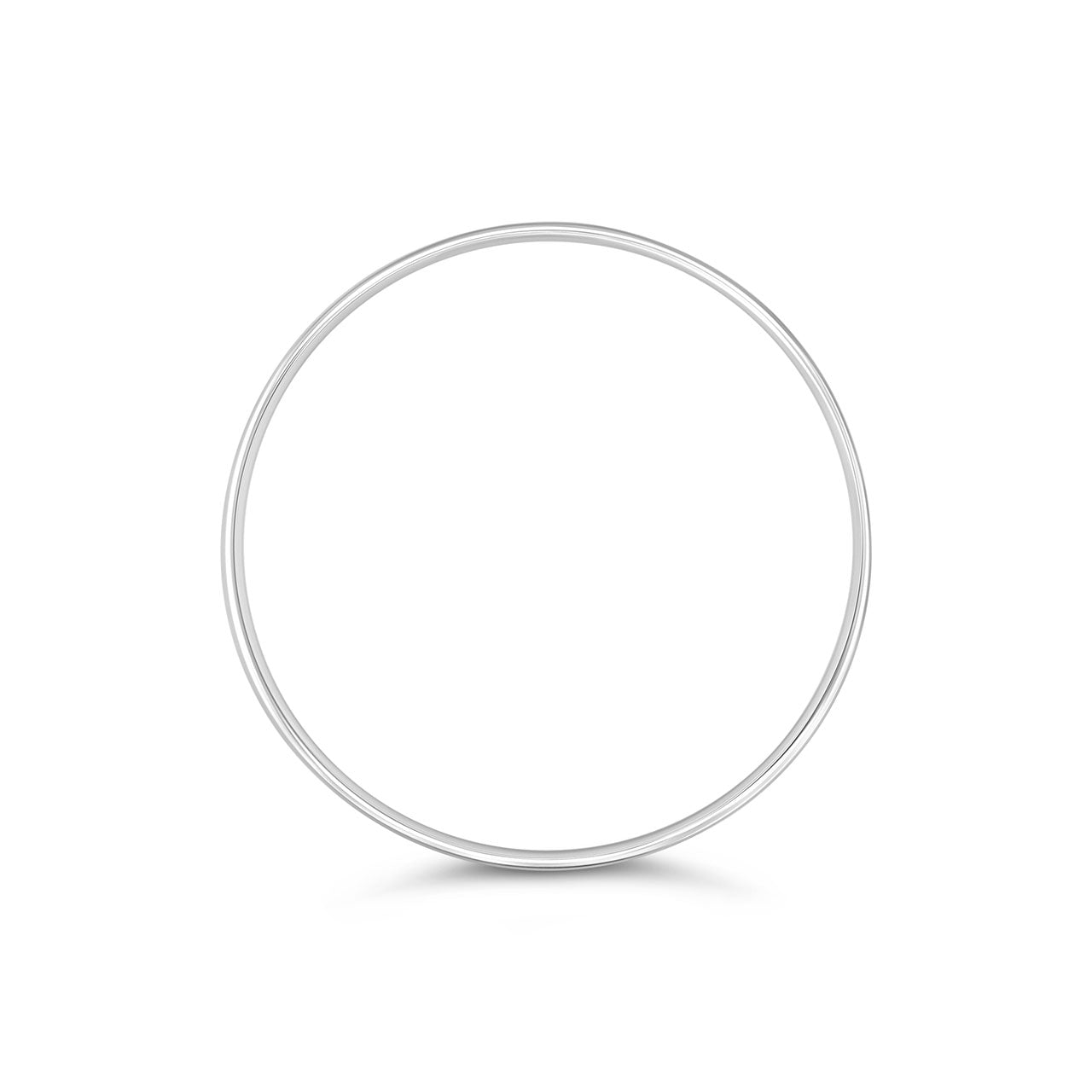 Sterling Silver Golf Style 1/2 Round 8 3/4 Bangle