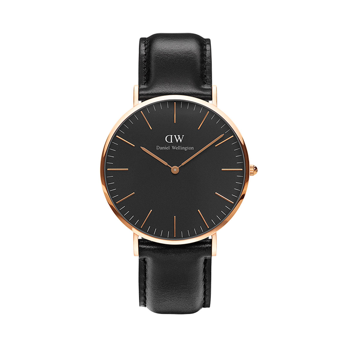 Classic 40mm Sheffield - Rose Gold & Black Watch