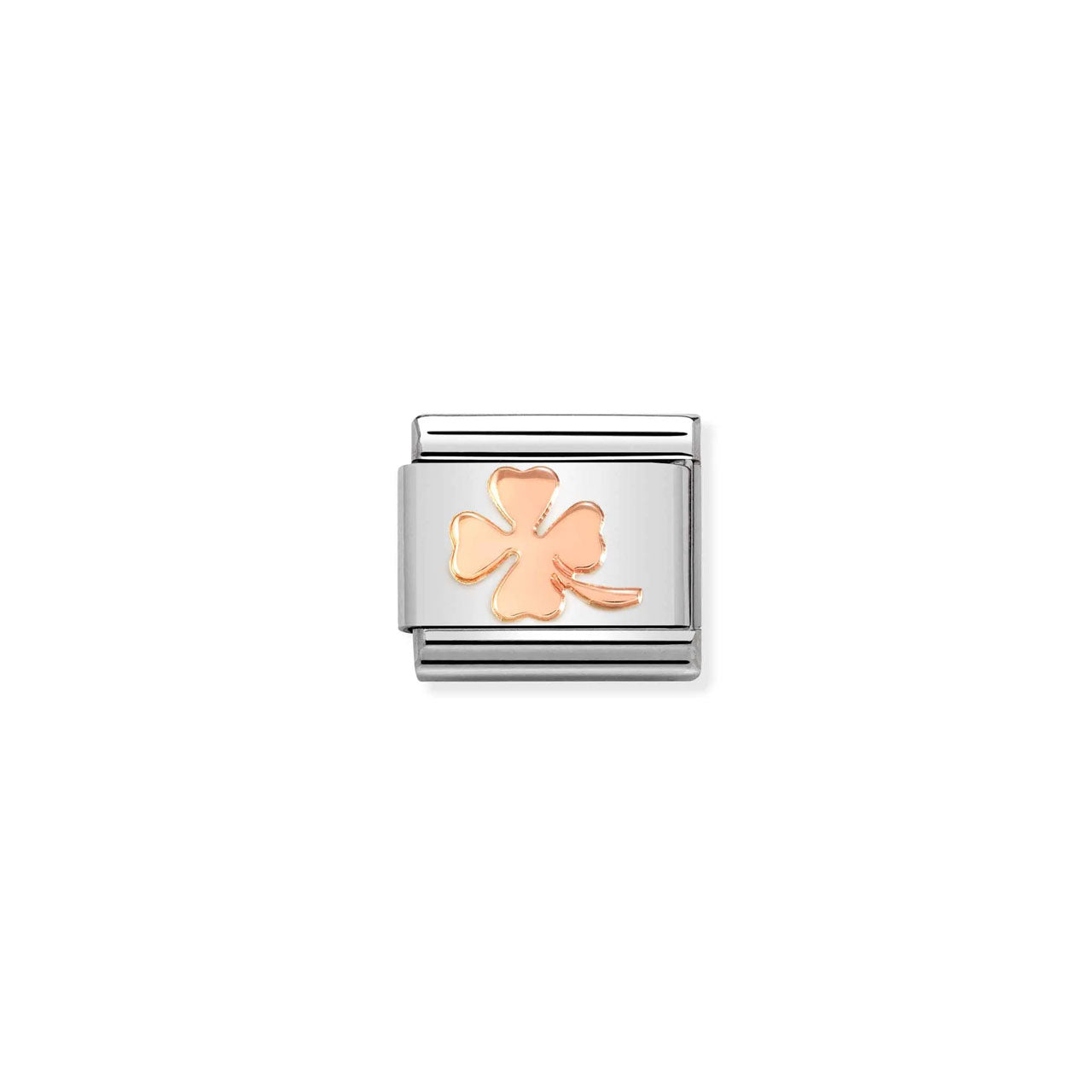 Composable Classic Link 430104/44 Four-Leaf Clover In 9k Rose Gold
