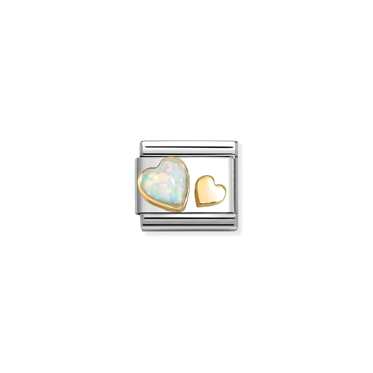 Composable Classic Link 030520/10 Opal Heart In 18K Gold