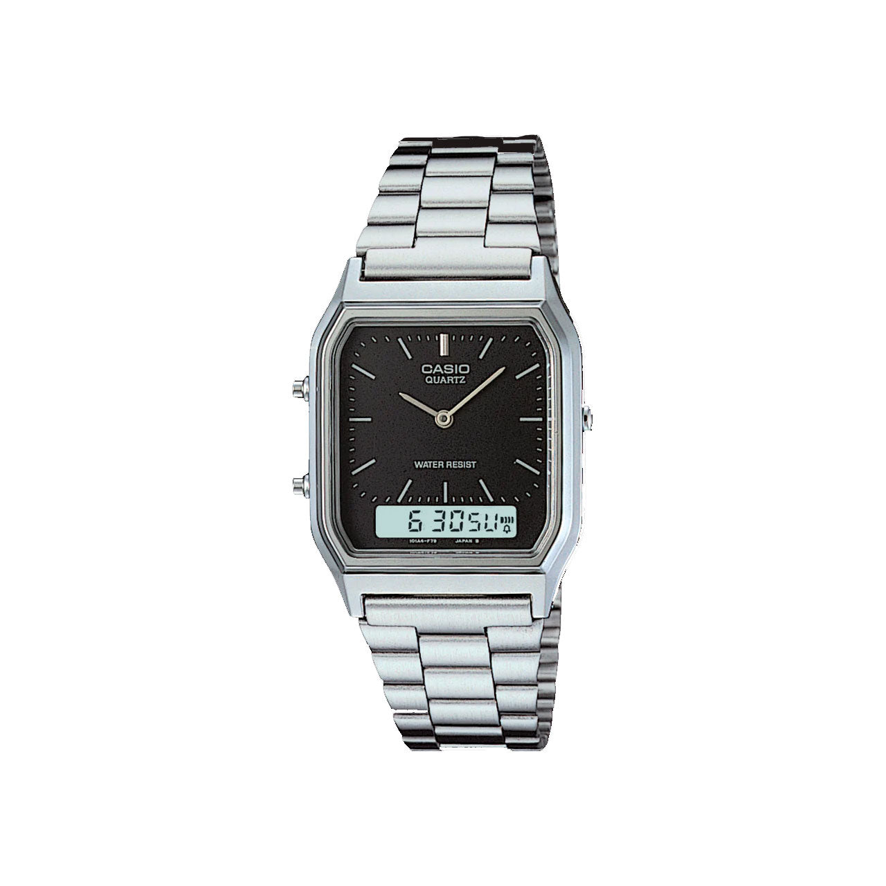 Casio Steel Vintage Duo Watch - AQ230A-1D