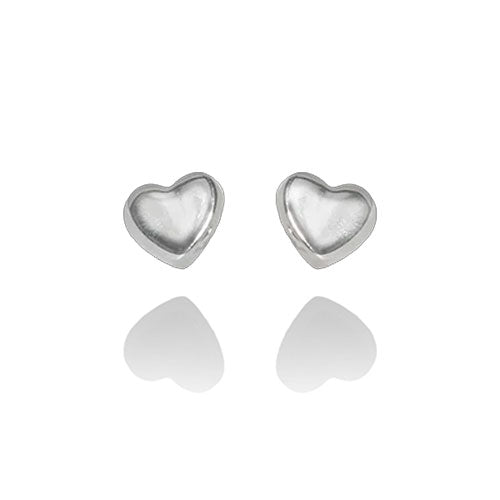 Mini Heart Stud Earrings (Loving)