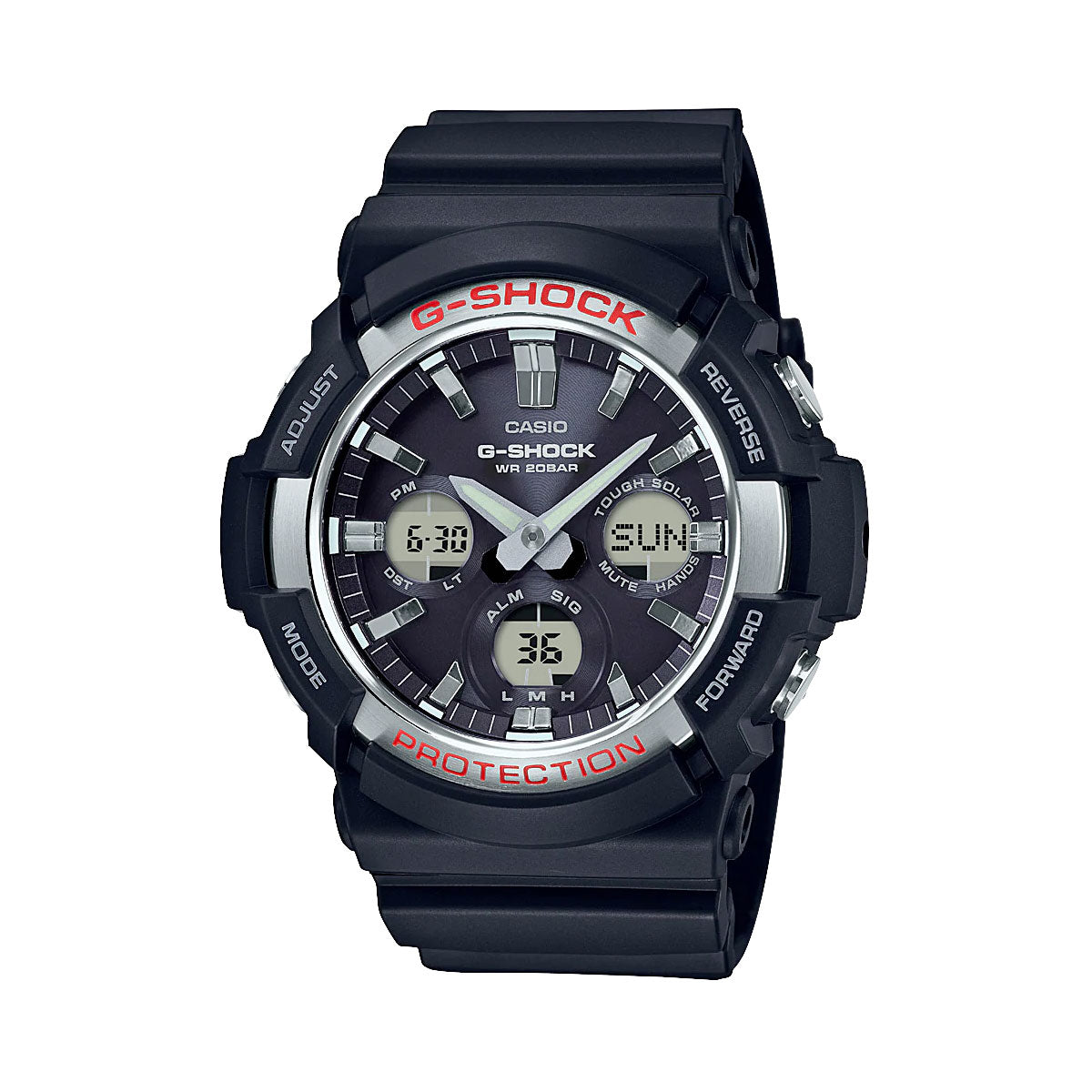 Black Silver Tough Solar GAS100-1A – Jamies Jewellers