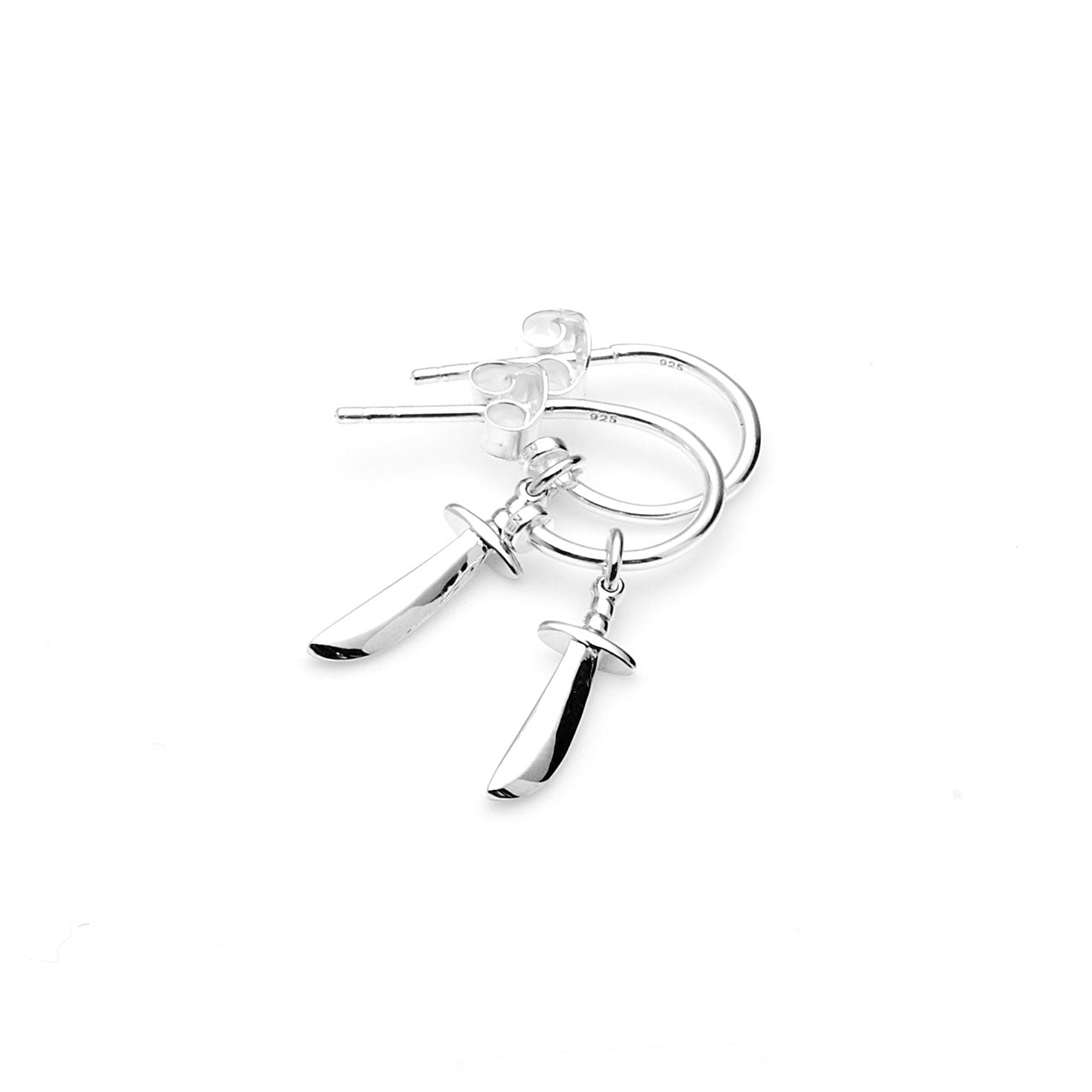 Dagger Anchor Sleeper Earrings