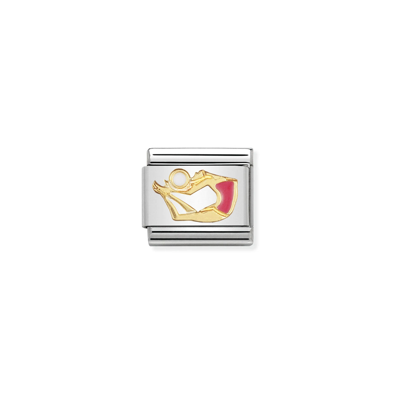 Composable Classic Link 030203/36 Gymnast with Ball in 18k Gold & Enamel