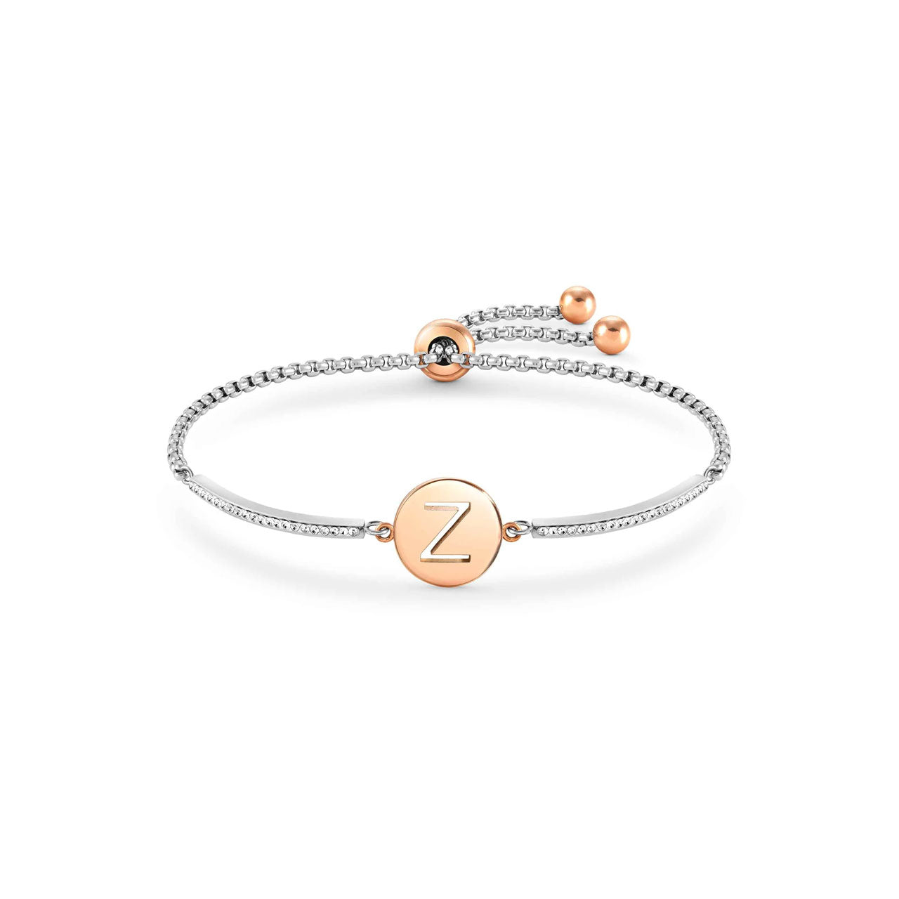 Milleluci Bracelet With CZ 028007/026 Letter Z