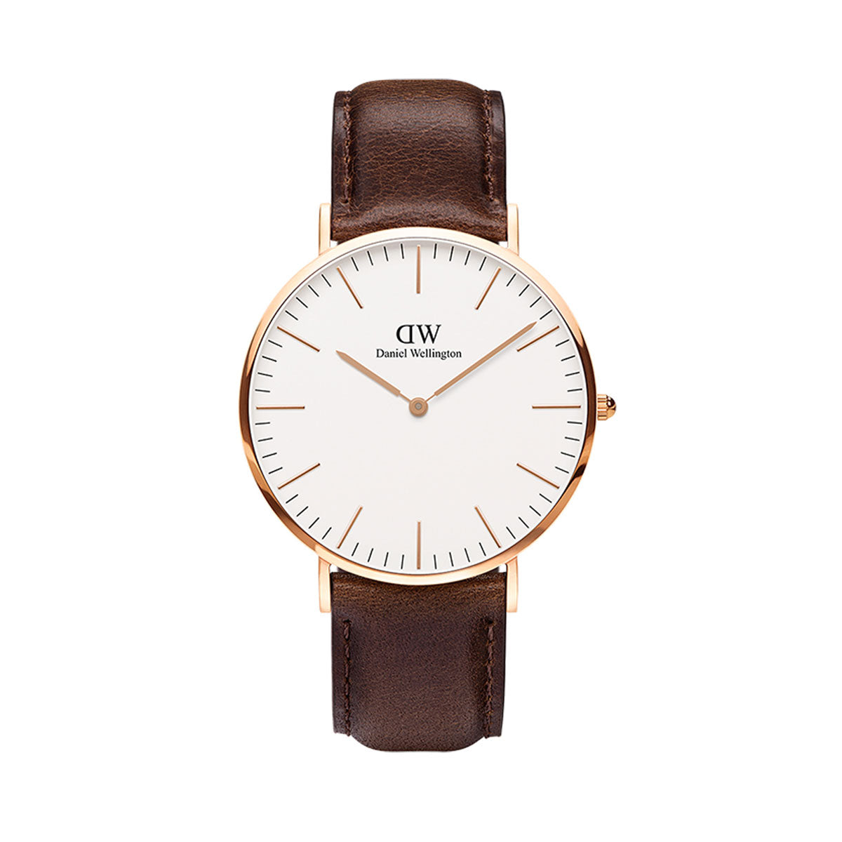 Classic 40mm Bristol - Rose Gold & White Watch