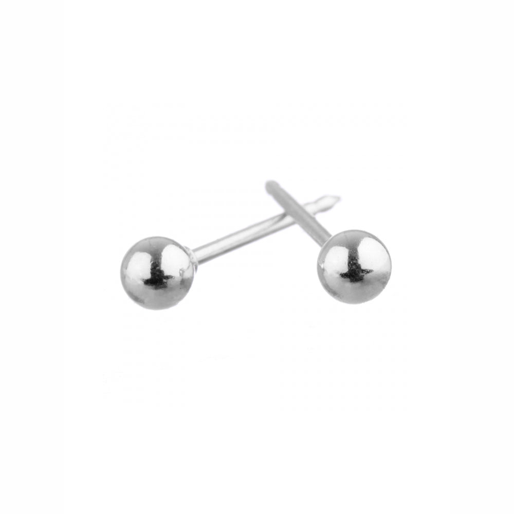 Surgical Sainless Steel 3mm Ball Stud Earrings
