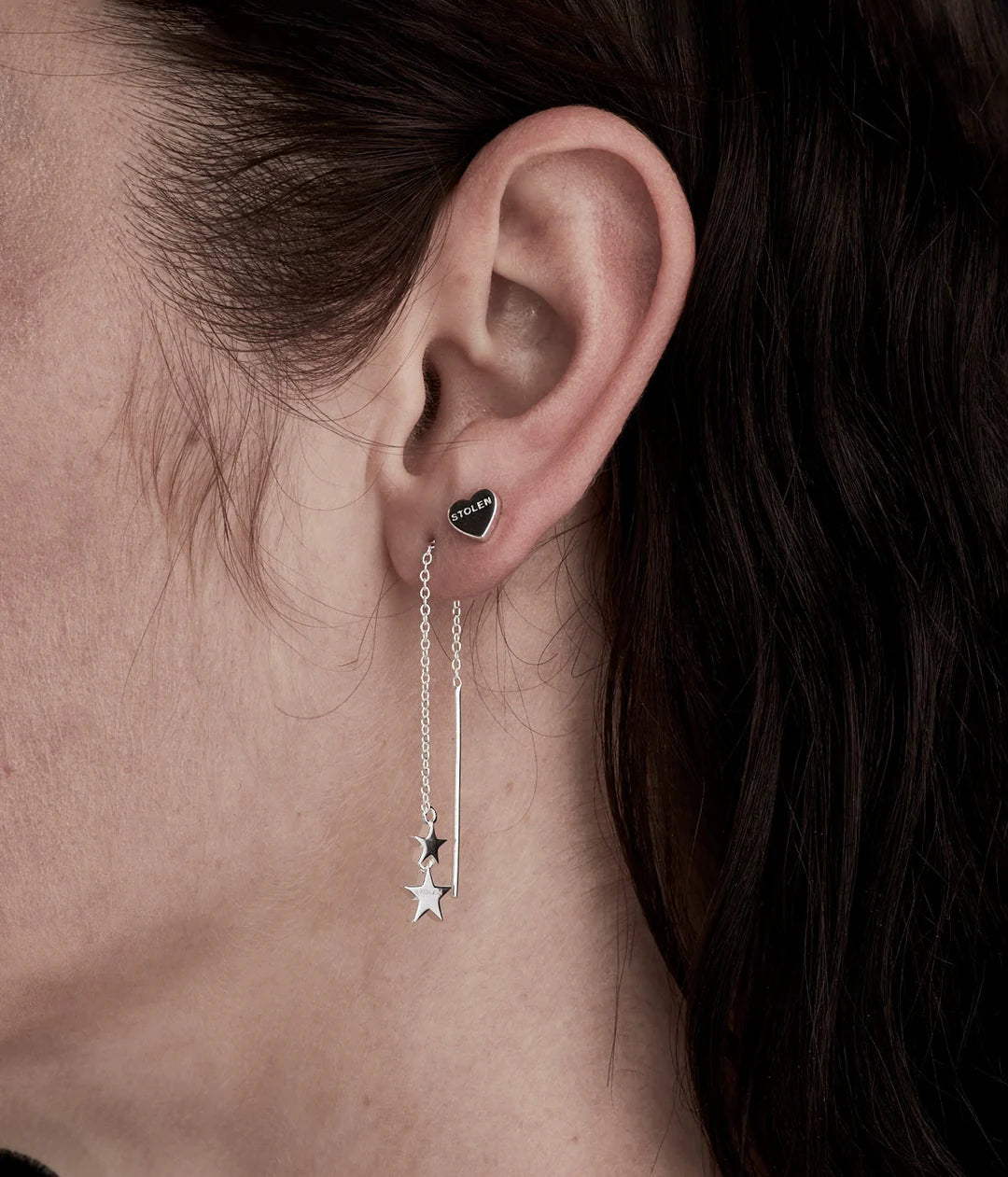 Falling Stolen Star Earrings