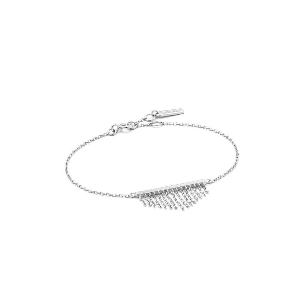 Silver Fringe Fall Bracelet