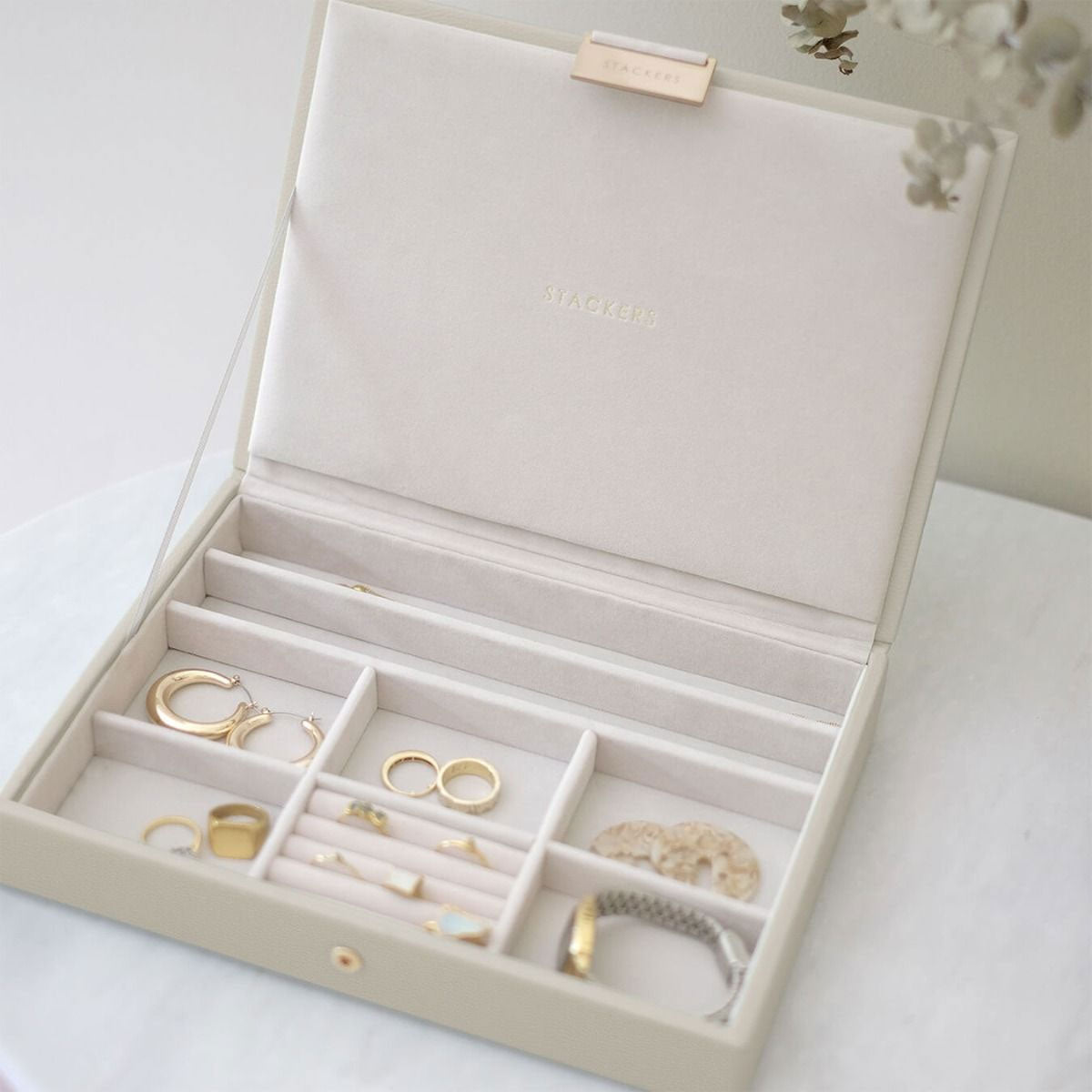 Oatmeal Classic Jewellery Box Lid