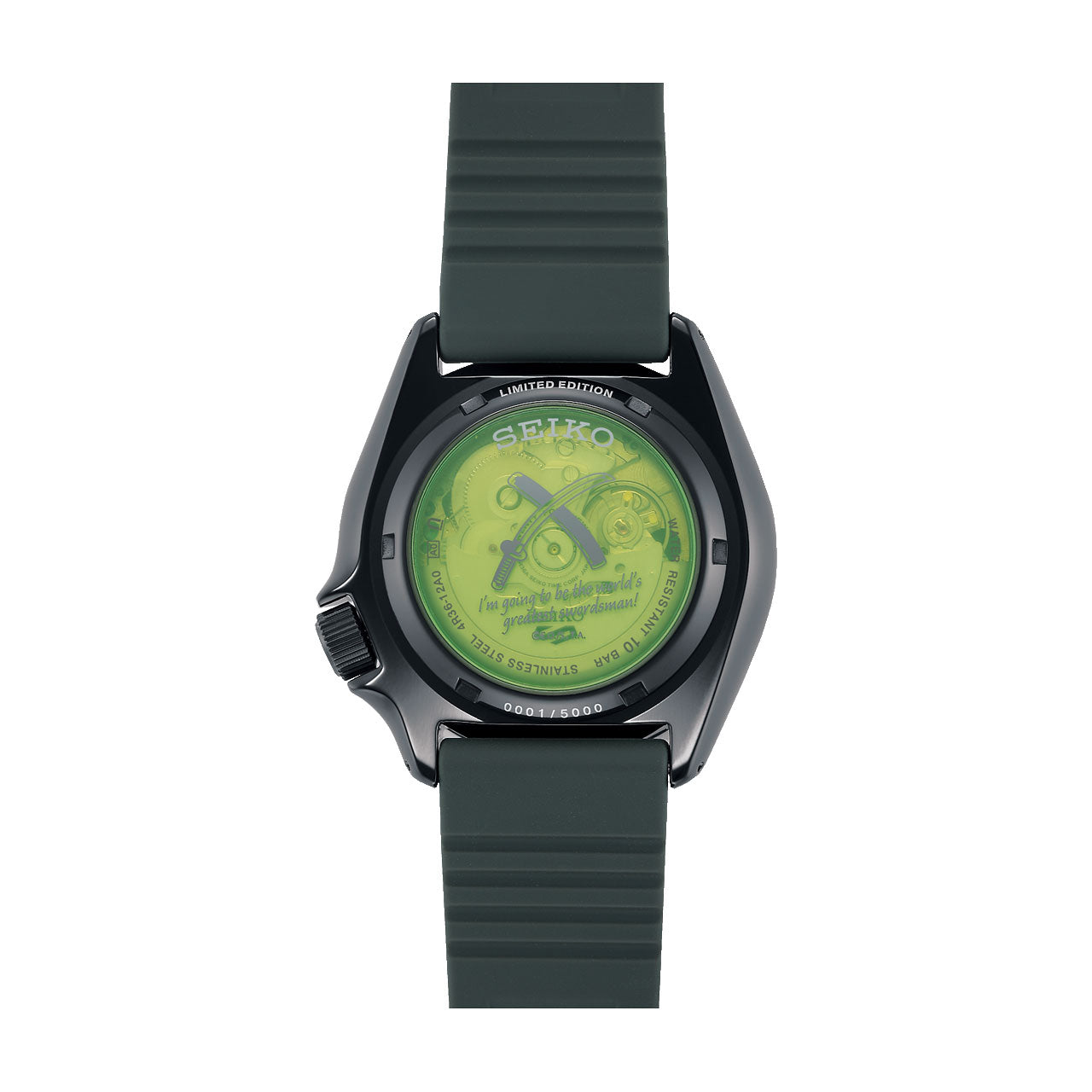 SRPH67K - Limited Edition One Piece ‘Roronoa Zoro’ Mens Seiko 5 Sports Watch