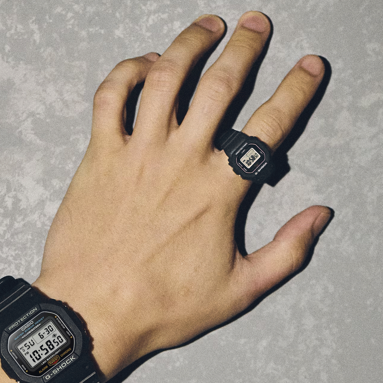 G-Shock - Black G-Shock Nano Ring - DWN5600-1D