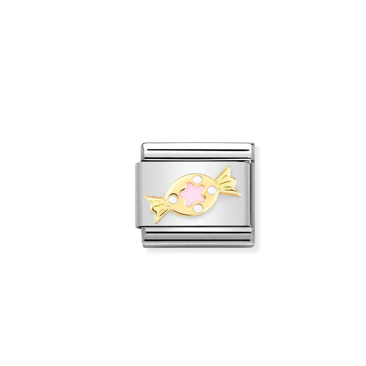Composable Classic Link 030272/72 Pink Sweet In 18K Gold & Enamel