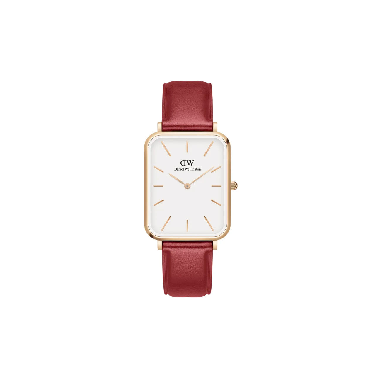 Quadro 29mm Pressed Suffolk - Red & Rose Gold Watch