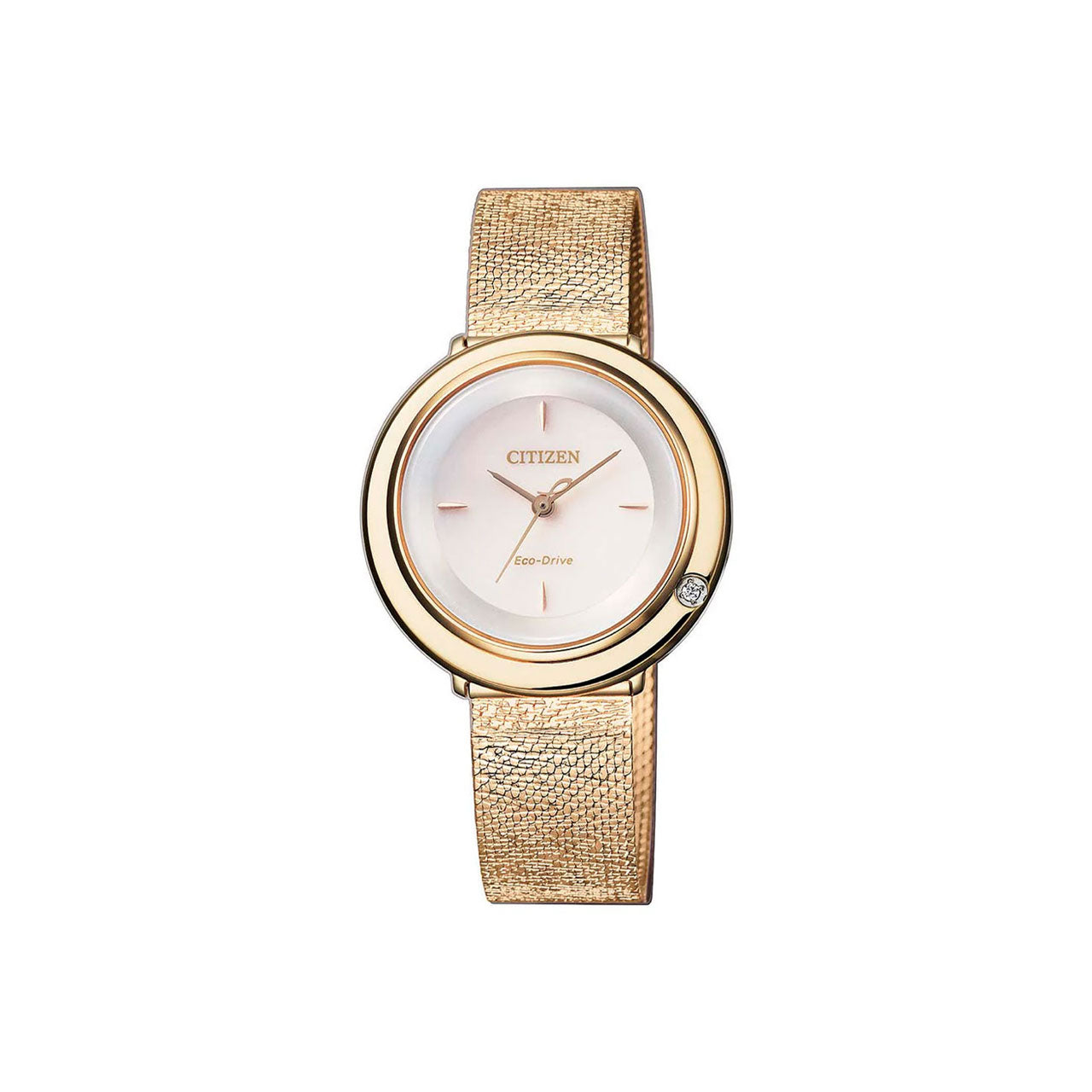 Citizen EM064DC-82D - Gold Ladies Eco-Drive Ambulinal Watch