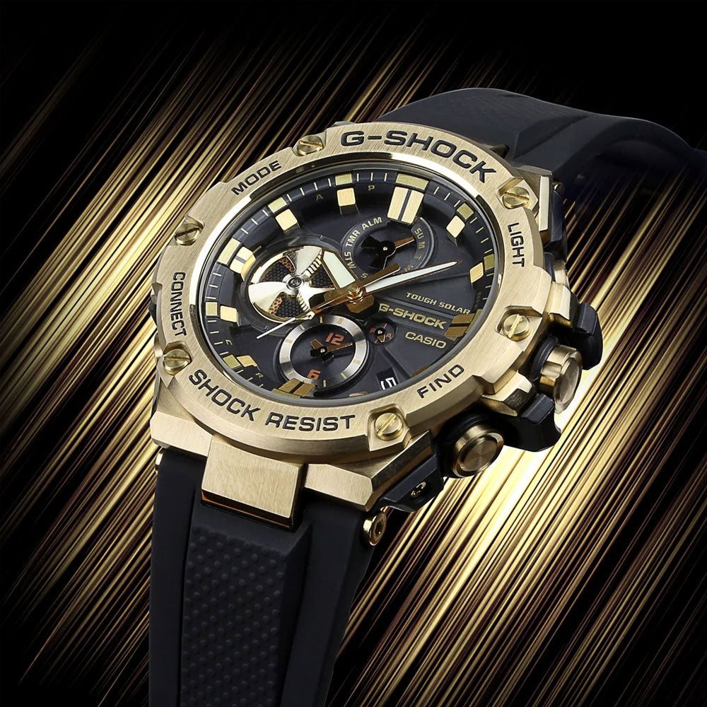 G-Shock - Black/Gold G-Steel Series - GSTB100GB-1A9