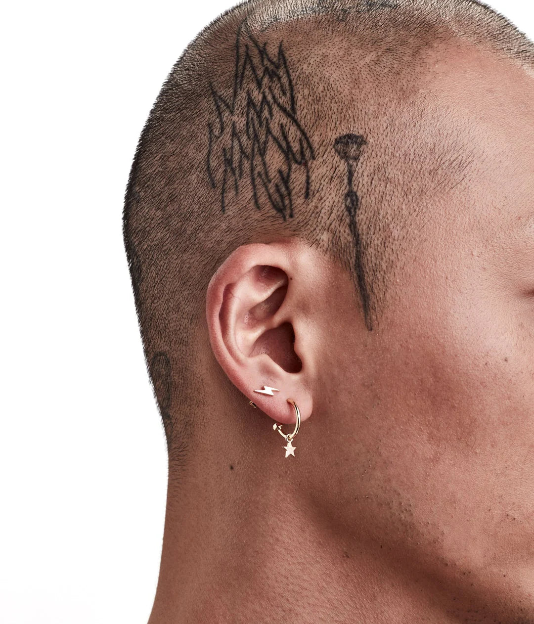 I'll Be Lightening Earrings - Gold Plated