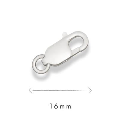 Sterling Silver 16mm Lobster Clasp