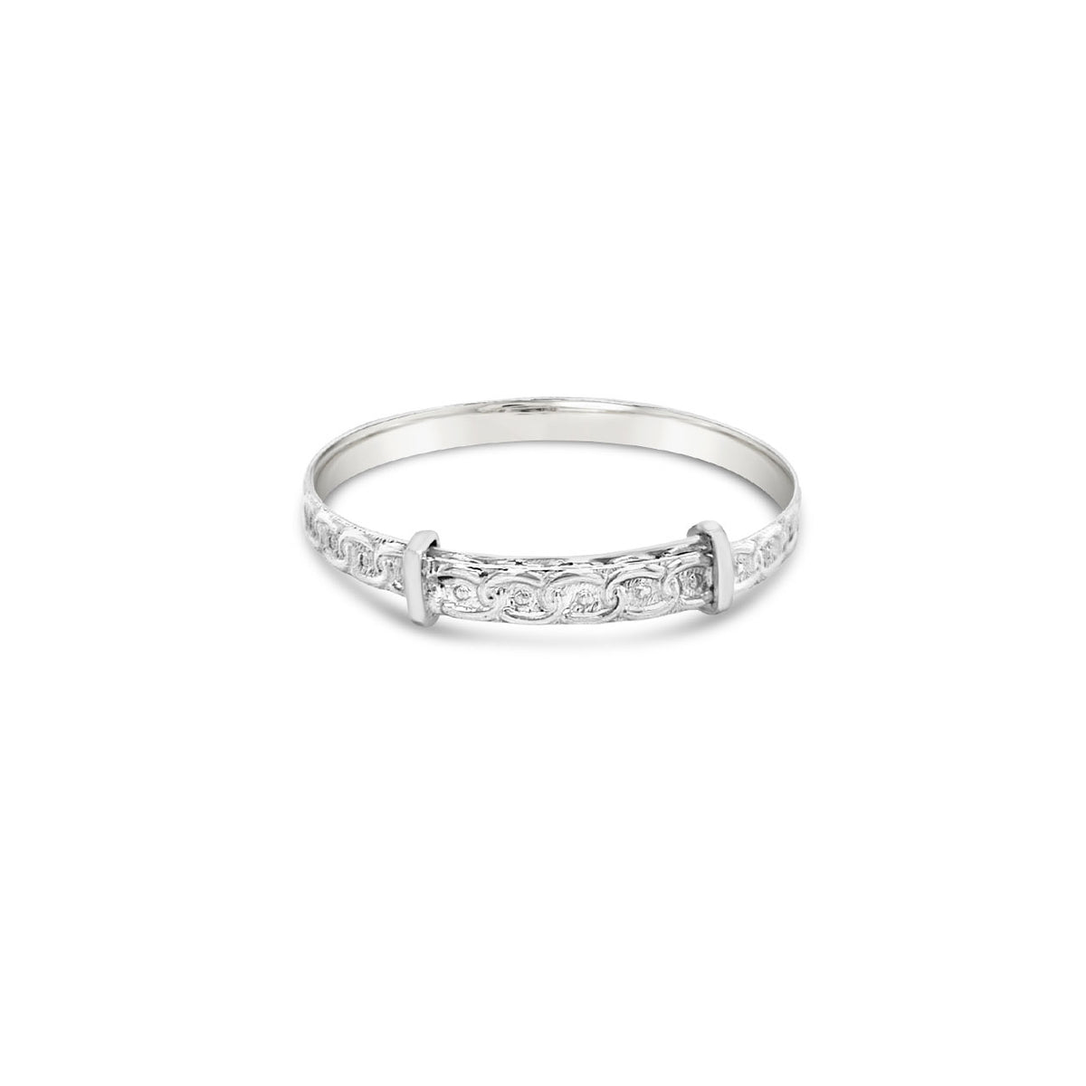 Sterling Silver Babies Expander Christening Bracelet