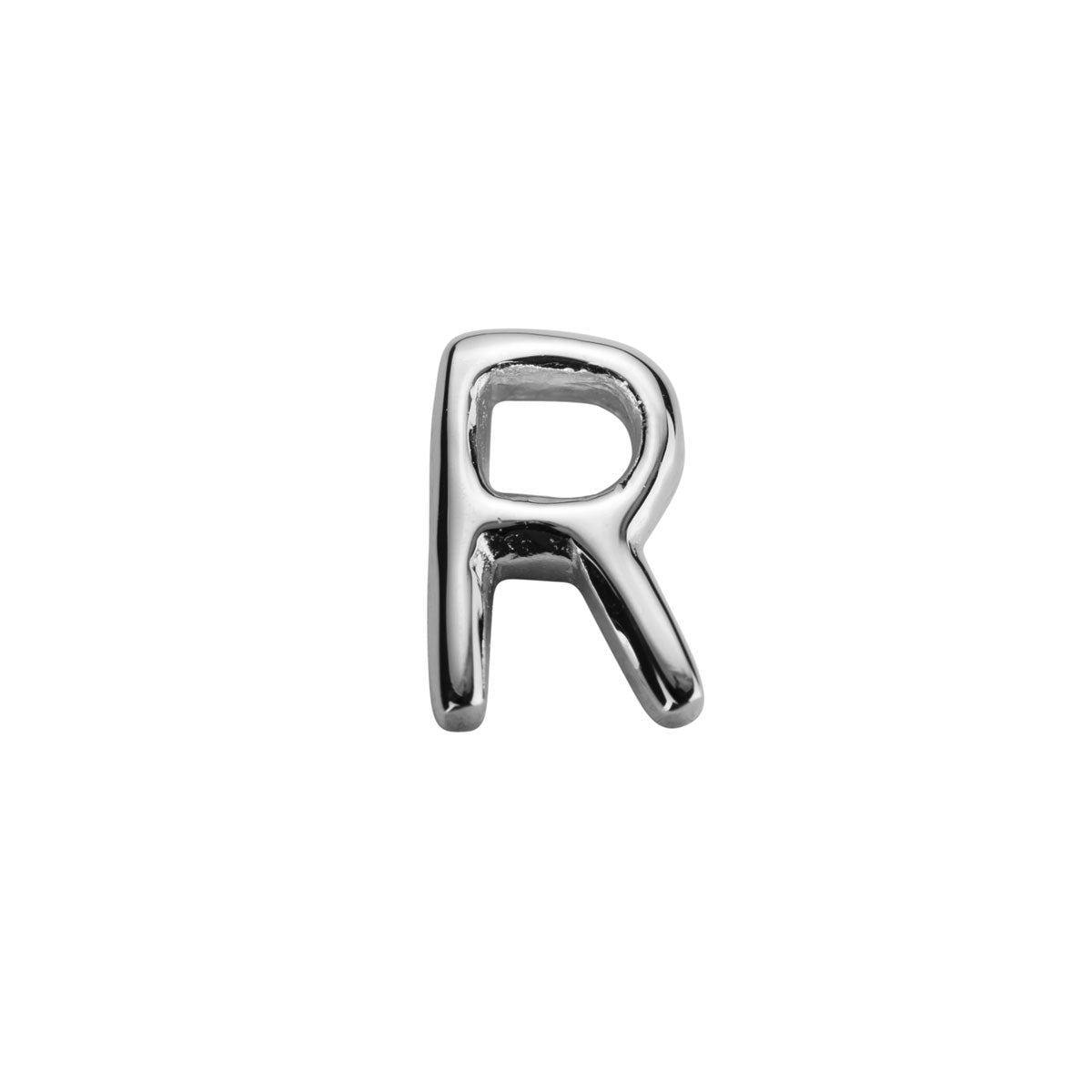 Silver Letter R
