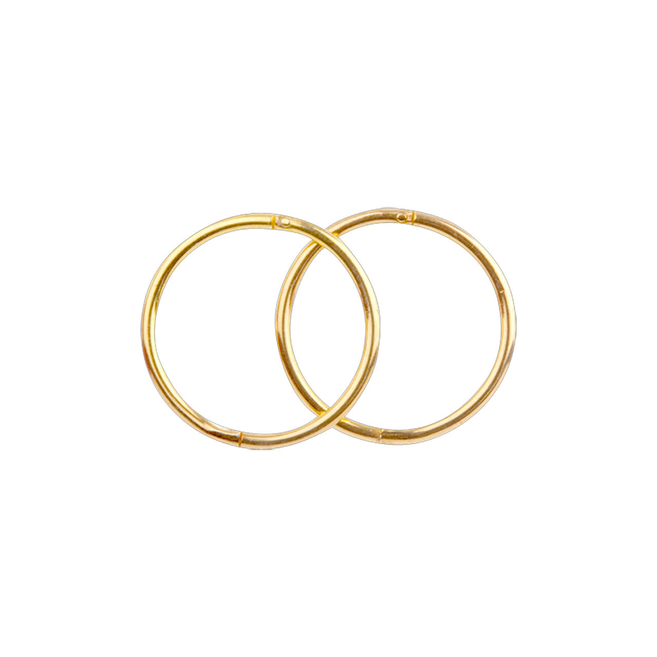 Sterling Silver Gold Plated 10mm Mini Hoop Earrings