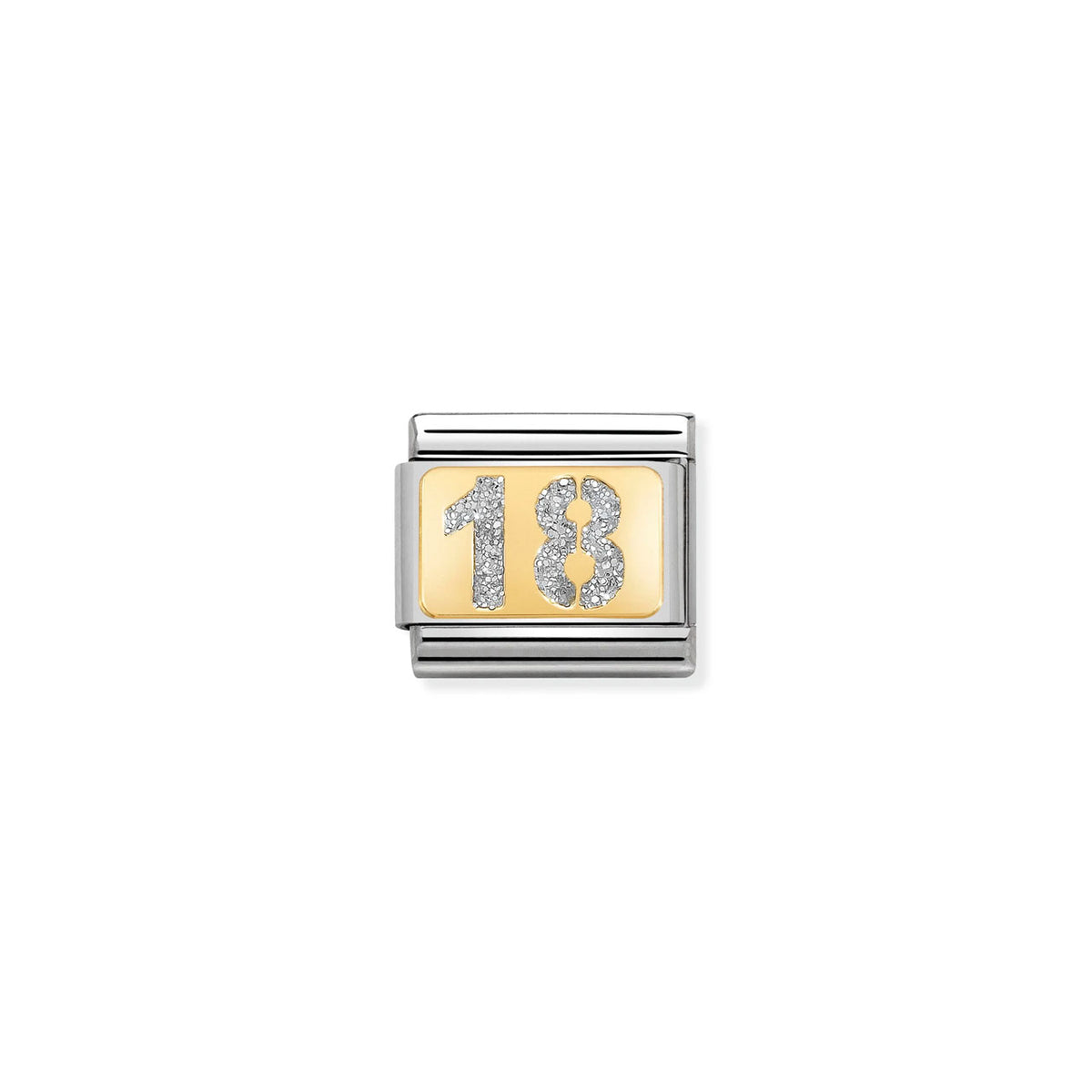 Composable Classic Link 030224/01 Glitter 18 in 18k Gold