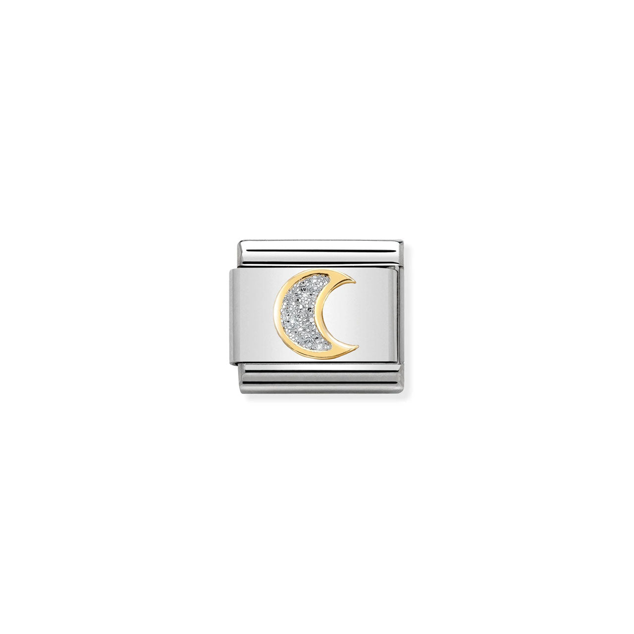 Composable Classic Link 030220/05 Glitter Moon in 18k Gold