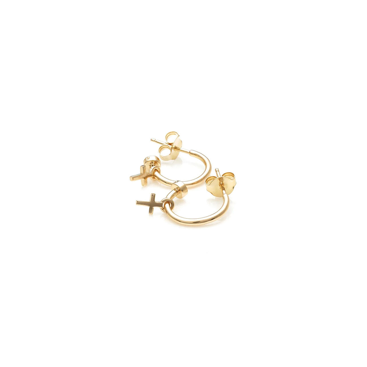 Stolen Cross Anchor Sleeper - Gold Plated