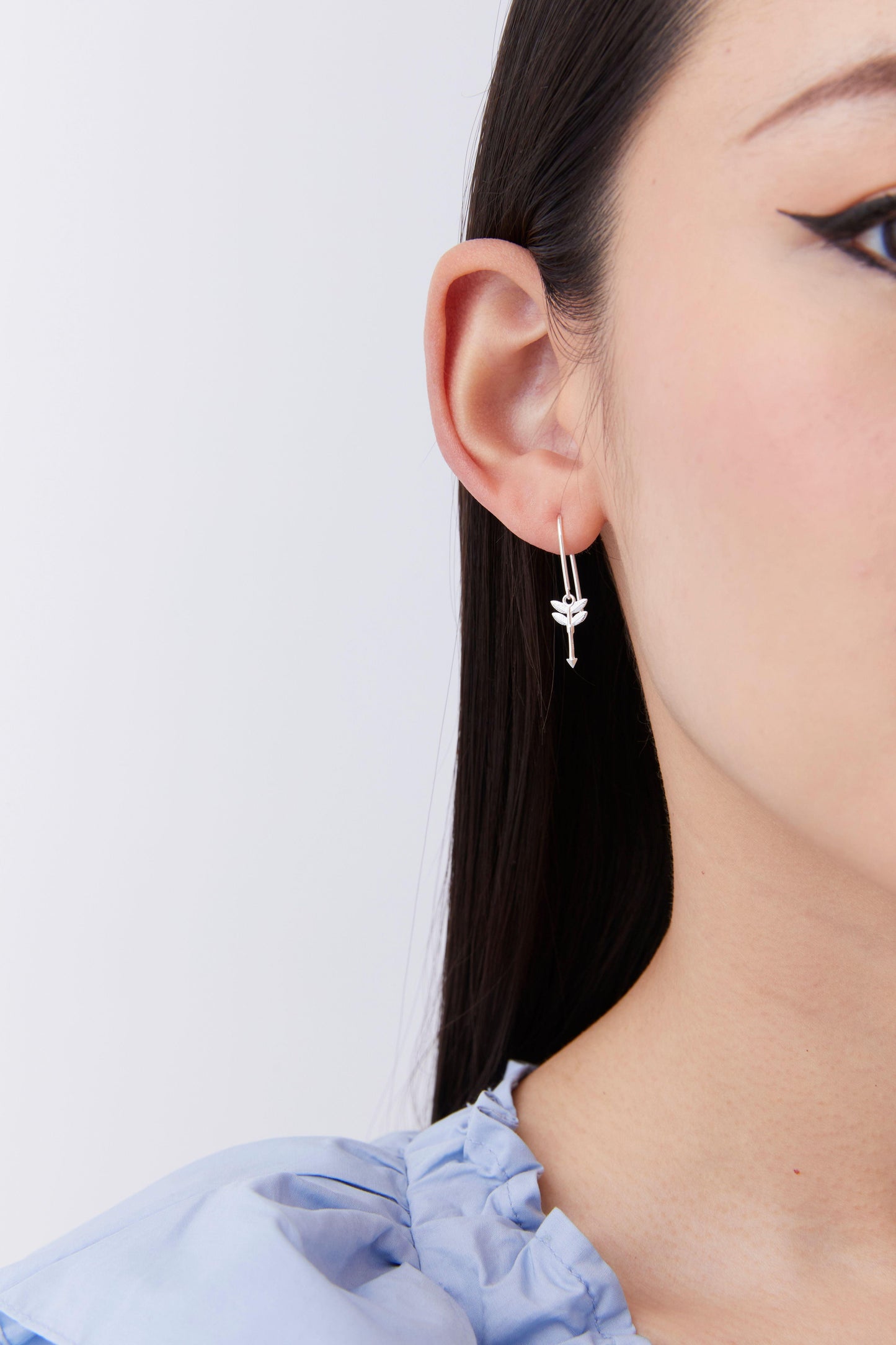 Sterling Silver Mini Feather Arrow Earrings - Jamies Jewellers