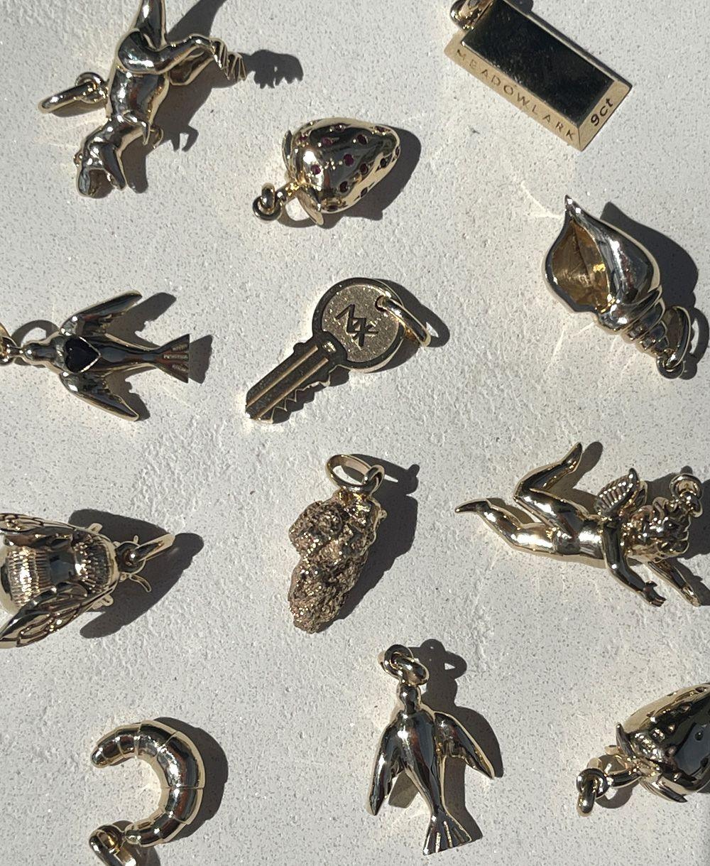 Sterling Silver Key Charm Necklace - Jamies Jewellers