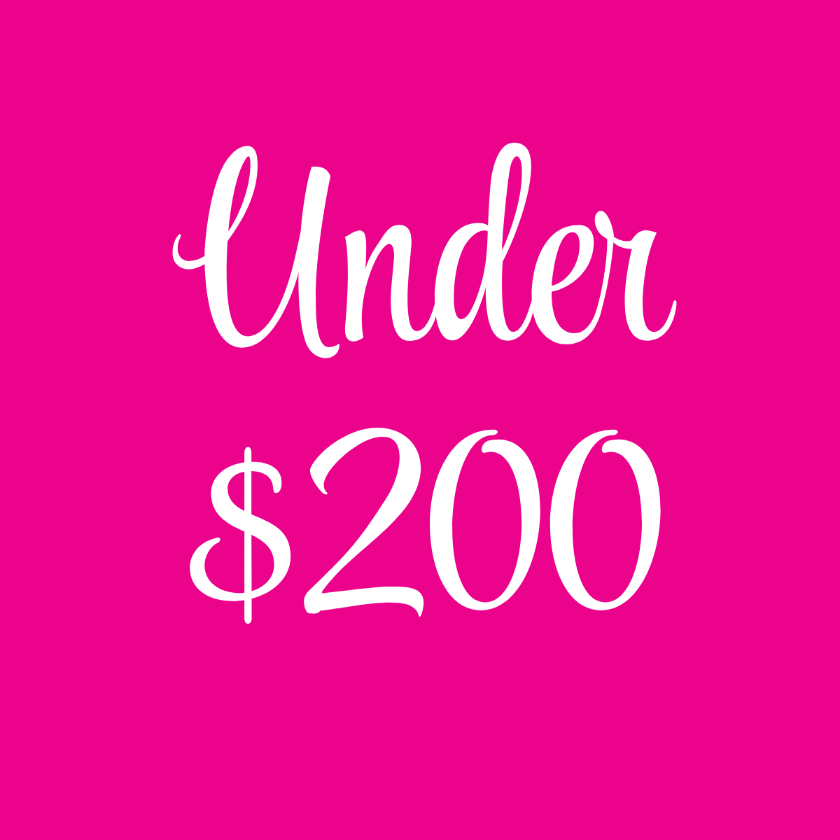 Under $200 - Summer Sale