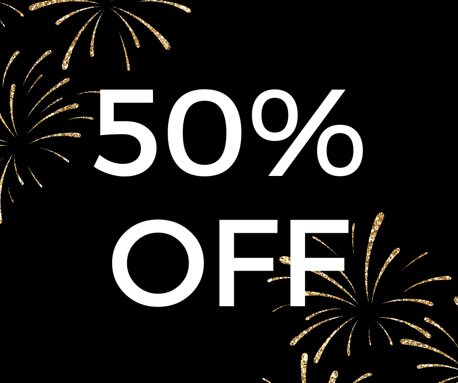 EOFY Sale 50% off