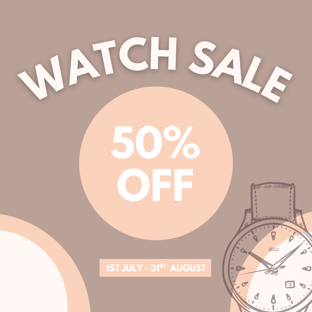 Watch Sale 50% Off