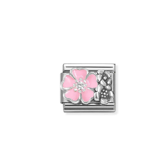 Composable Classic Link 330325/02 Flowers, Enamel And CZ