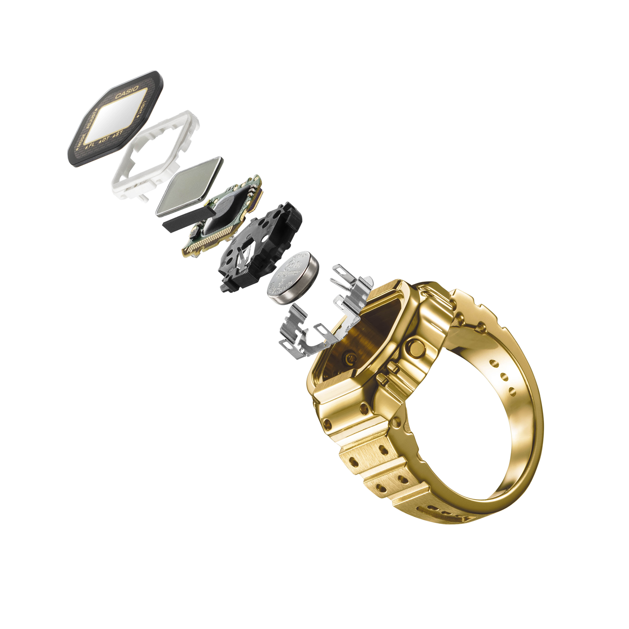 Casio Gold Ring Watch - CRW-001G-9