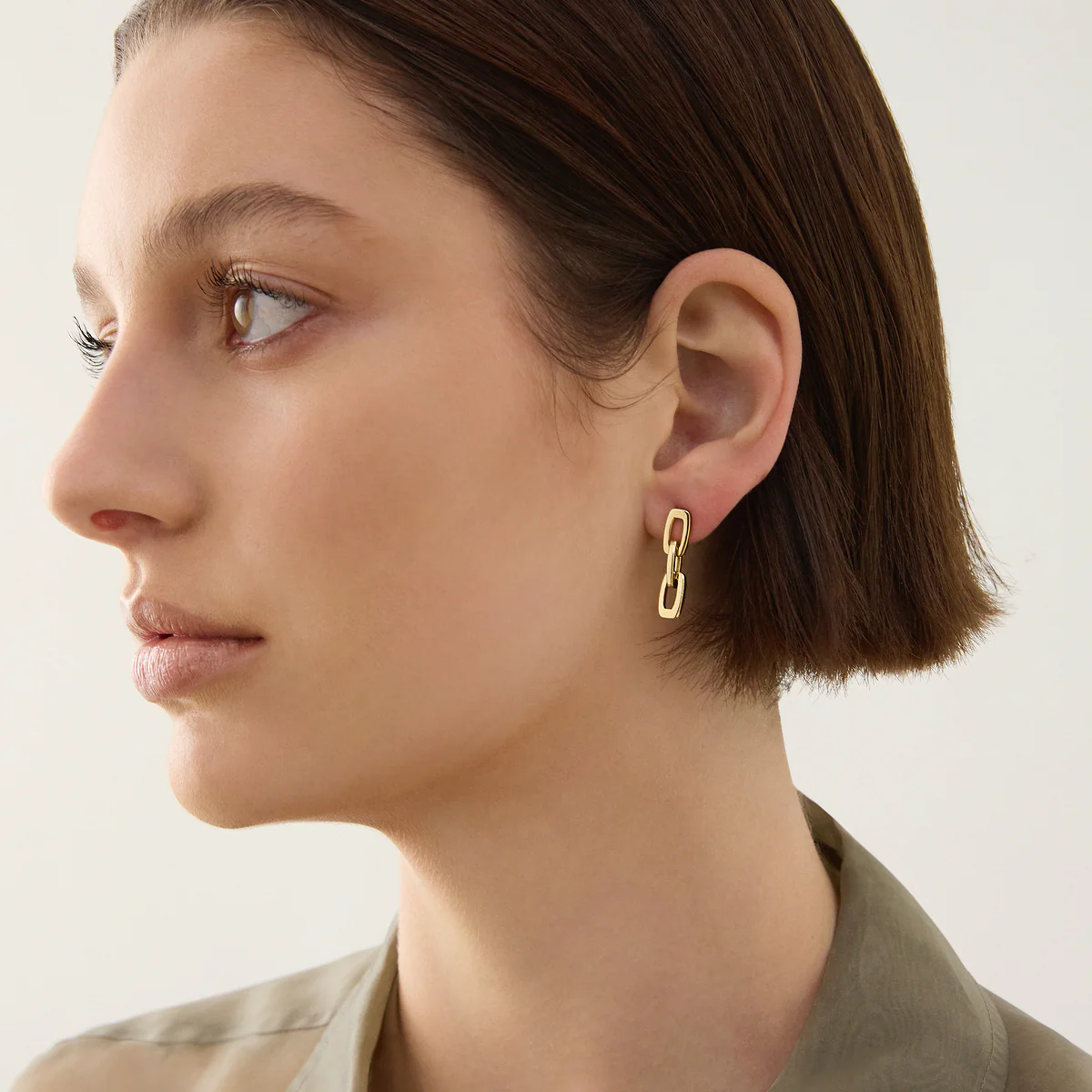 The Marchioness Chain Earrings - Gold Plated