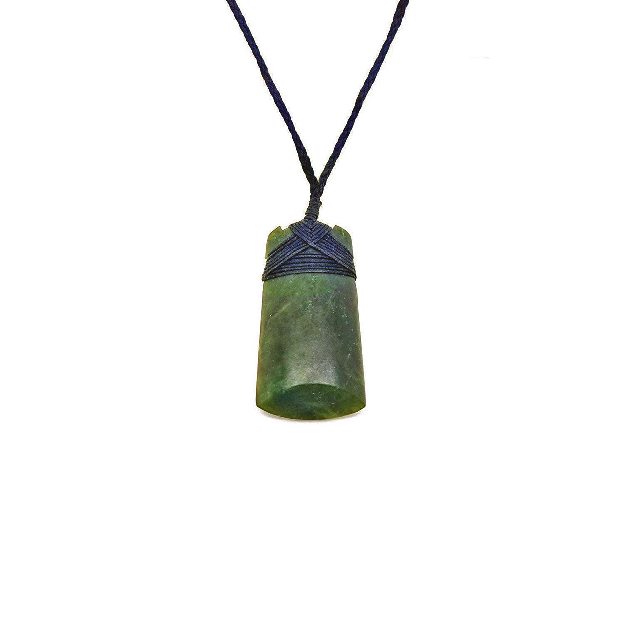 West Coast Hand Carved Greenstone Large Toki Pendant