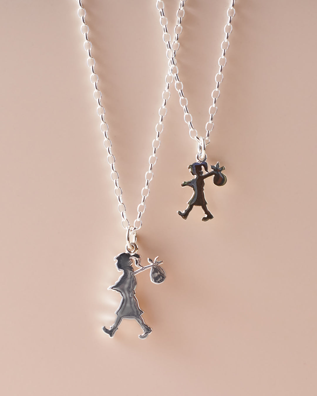 Sterling Silver Runaway Girl (Small) 45cm Pendant
