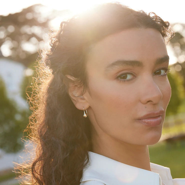 Baby Tears Drop Earrings - Gold Plated