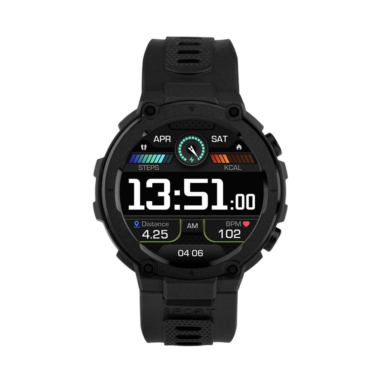 Sekonda Alpine GPS Smart Watch | Black Case & Strap | 30180 - Jamies Jewellers