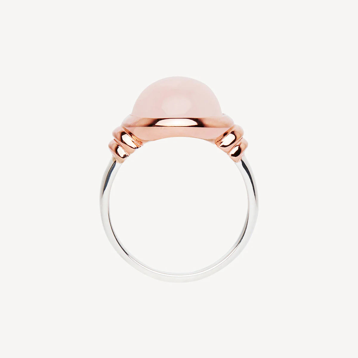 Alba Rose Quartz Ring