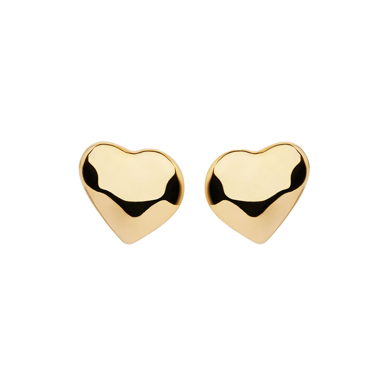 Amore Stud Earrings - Gold Plated