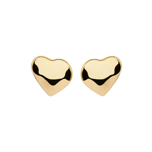 Amore Stud Earrings - Gold Plated