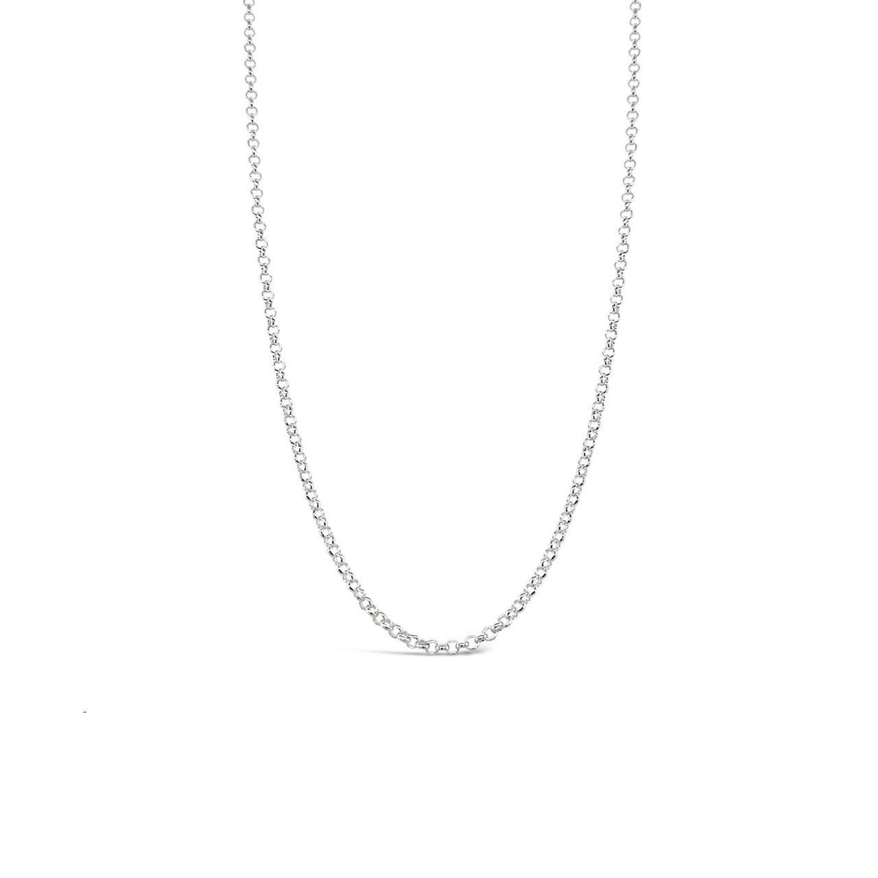 60cm Sterling Silver V397 Round Belcher Chain - Jamies Jewellers