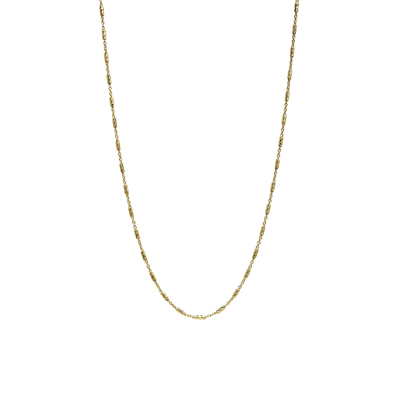 Equilibrium Chain Necklace (60cm + 5cm ext) - Gold Plated