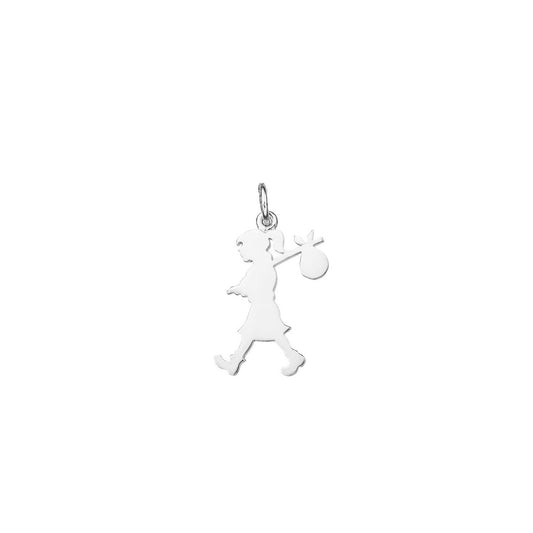 Sterling Silver Runaway Girl (Large) Charm