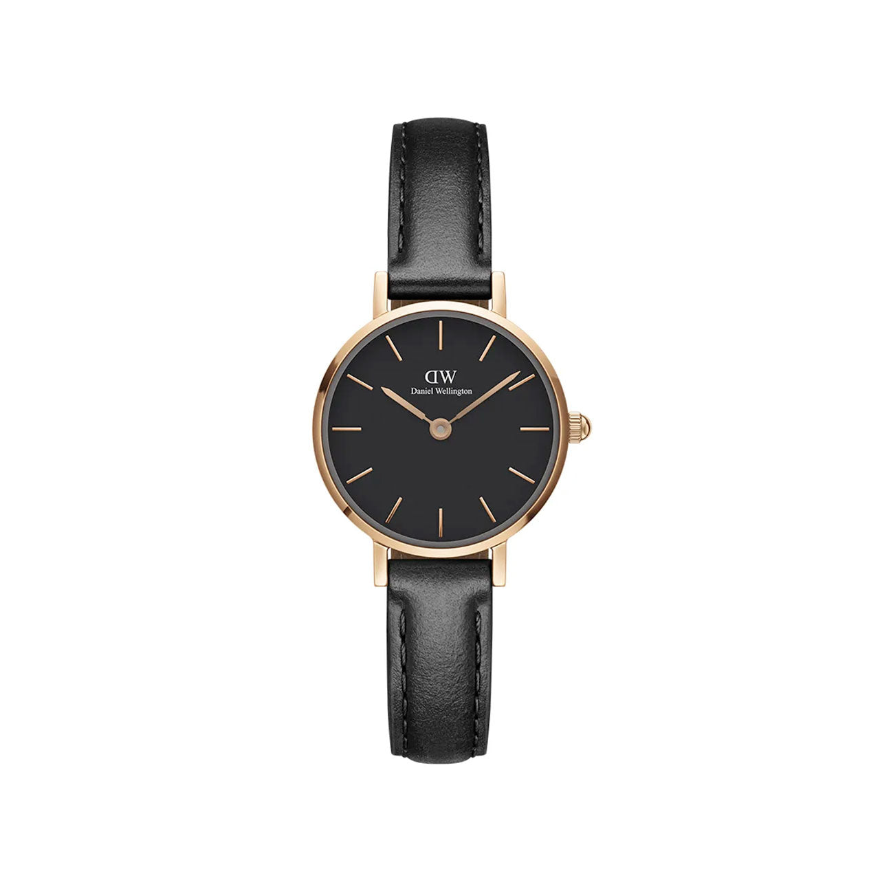 Petite 24mm Pressed Sheffield - Black & Rose Gold Watch